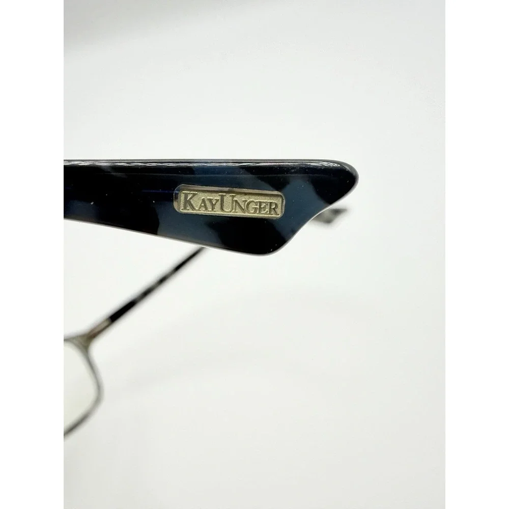 Kay Unger K230 BLU Women's Eyeglasses Frames Only Blue Marble 52-14-135